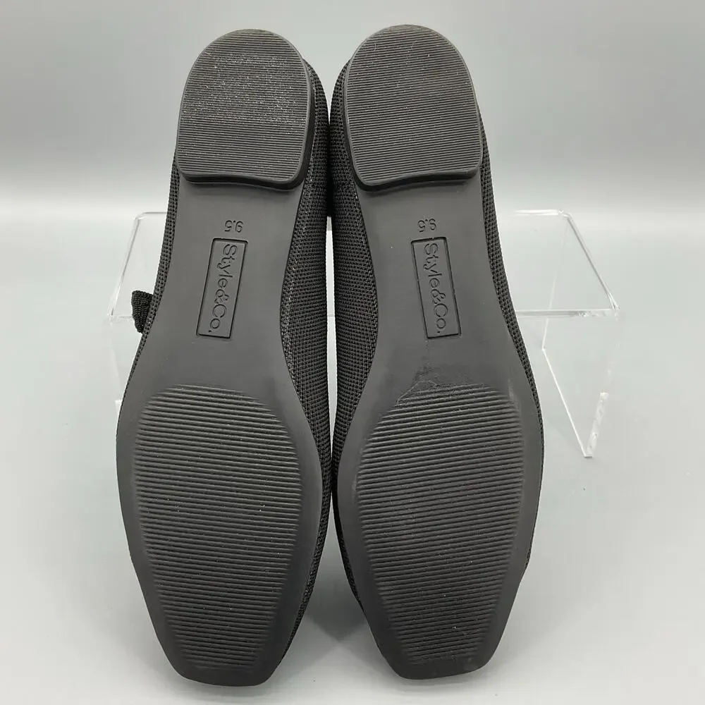 NEW Style & Co. Women’s Broadwayy Mary Jane Flats Black Size 9.5M